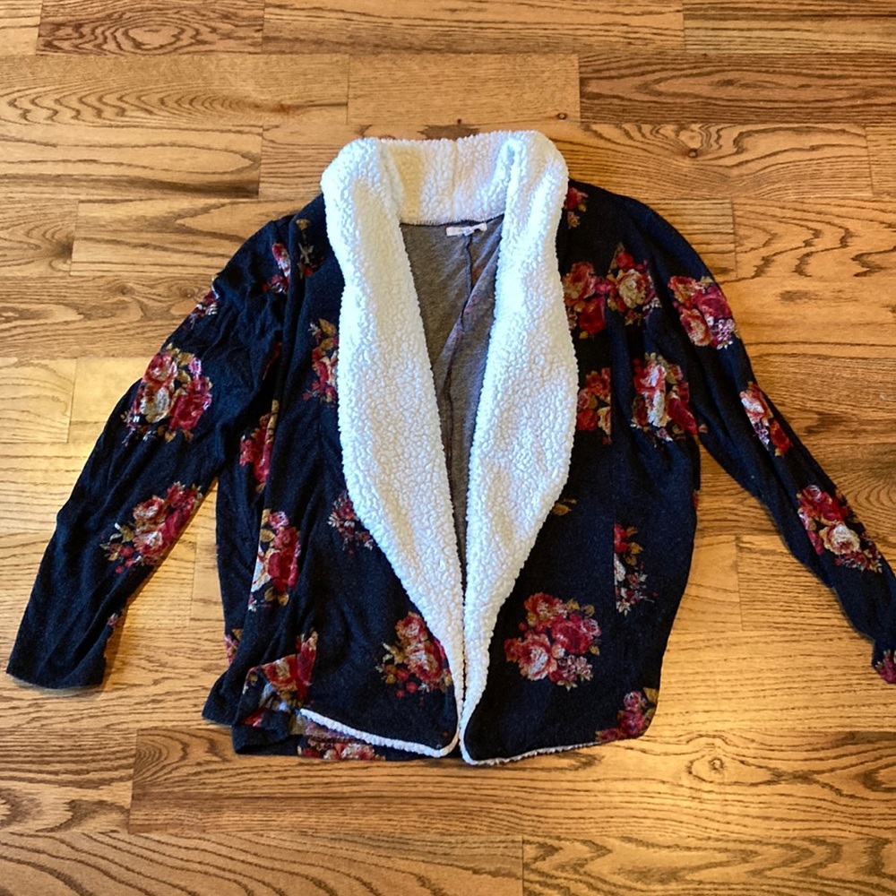 Maurice’s open cardigan
